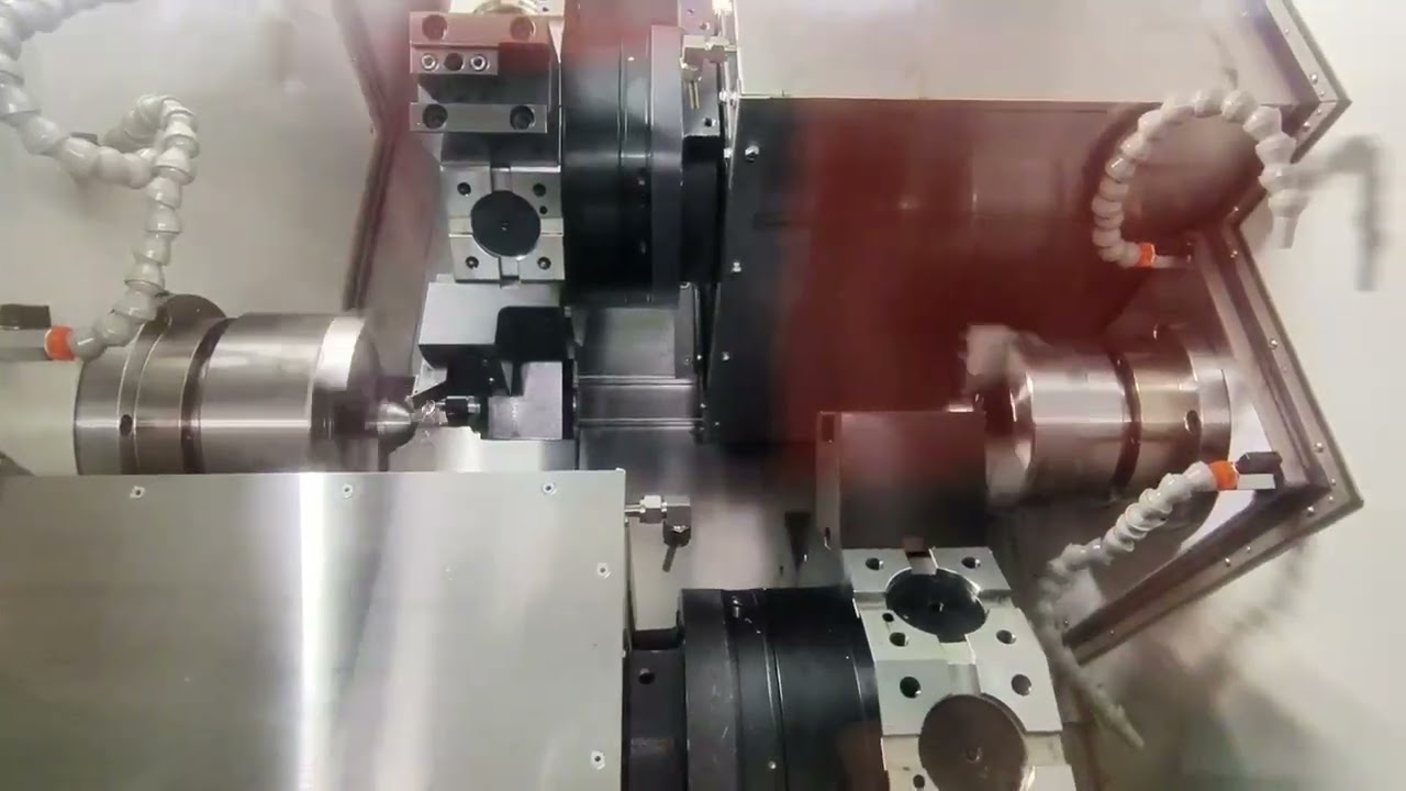 Demonstrasi pemesinan paduan titanium dengan Chuanhe CX200