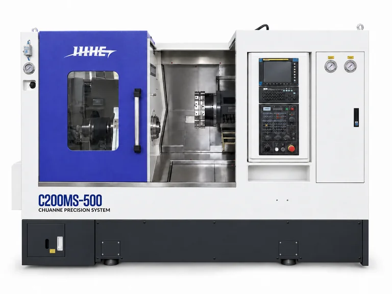 Pusat Bubut-Frais CNC Spindel Ganda C200MS-500