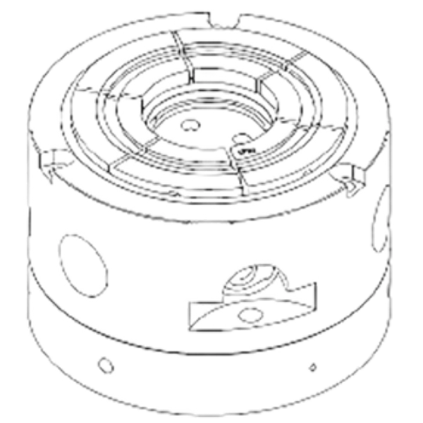 Original clip-type chuck with air-tightness detection